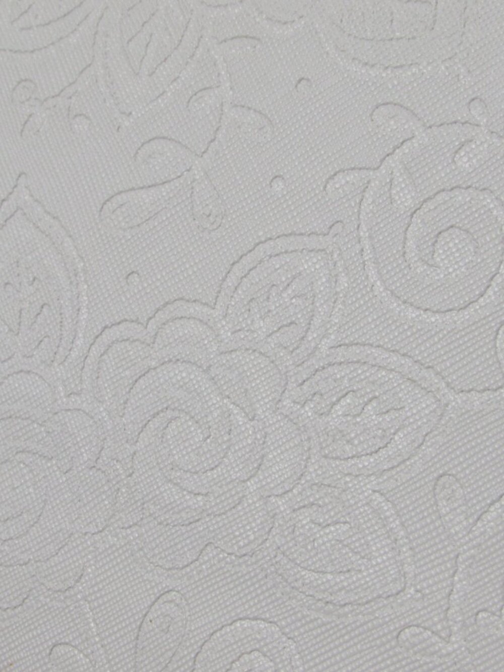 Pandora White Travel Jewelry Box Embossed Floral Gold Zipper Gray Velvet Lining - Picture 6 of 16